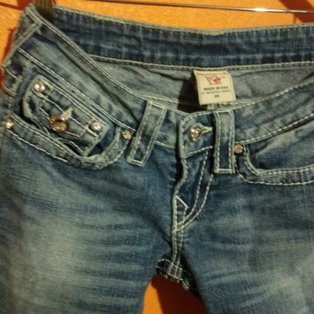 True Religion Rhinestone Button - image 3